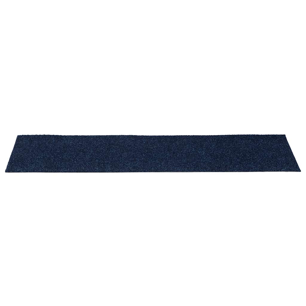 Stufenmatten Selbstklebend 15 Stk. 76x20 cm Marineblau Rechteckig