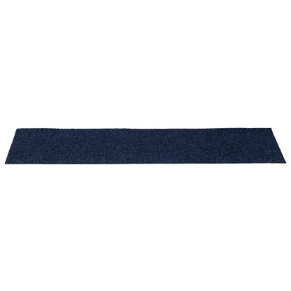Stufenmatten Selbstklebend 15 Stk. 76x20 cm Marineblau Rechteckig
