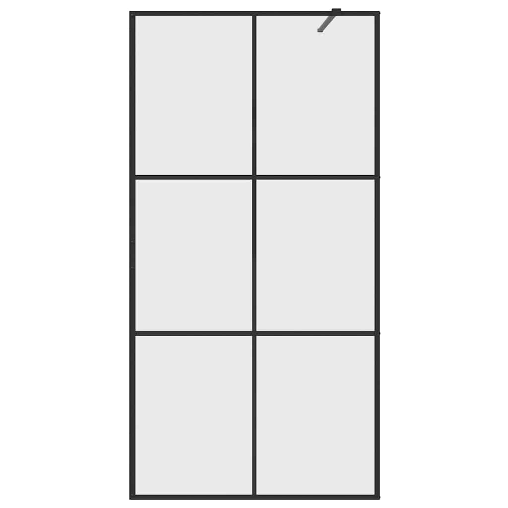 Duschwand für Begehbare Dusche mit Klarem ESG Glas 100x195 cm