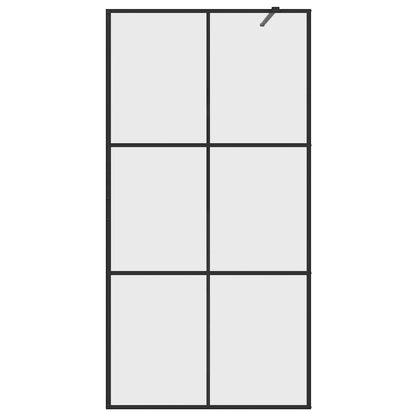 Duschwand für Begehbare Dusche mit Klarem ESG Glas 100x195 cm