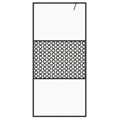 Duschwand für Begehbare Dusche mit Klarem ESG Glas 80x195 cm