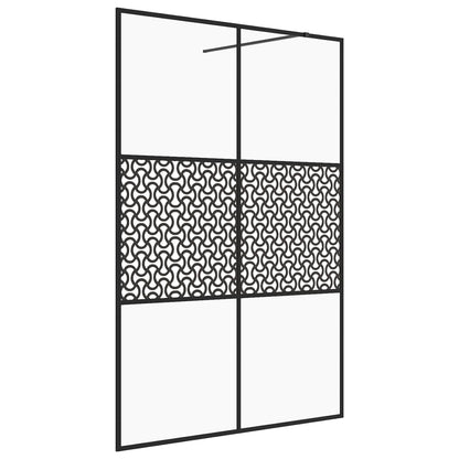 Duschwand für Begehbare Dusche mit Klarem ESG-Glas 140x195 cm