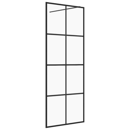 Duschwand für Begehbare Dusche mit Klarem ESG Glas 80x195 cm