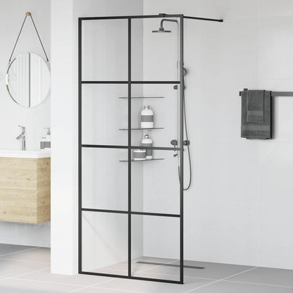 Duschwand für Begehbare Dusche mit Klarem ESG Glas 90x195 cm