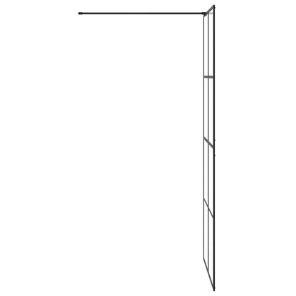Duschwand für Begehbare Dusche mit Klarem ESG Glas 90x195 cm