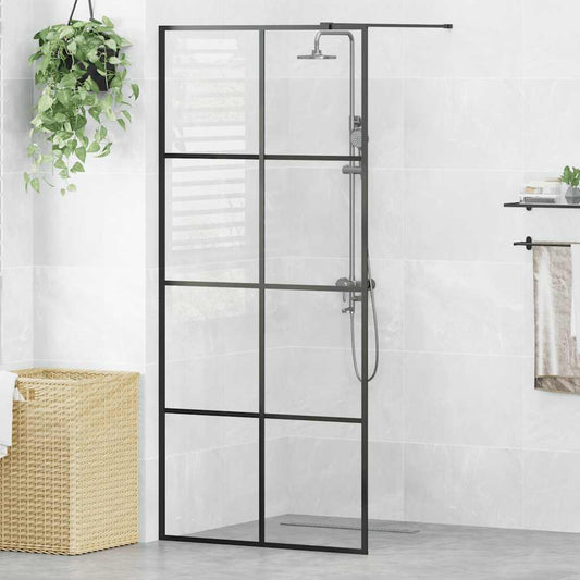 Duschwand für Begehbare Dusche mit Klarem ESG Glas 90x195 cm