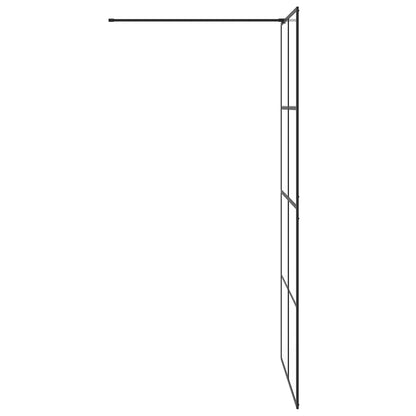 Duschwand für Begehbare Dusche mit Klarem ESG Glas 100x195 cm