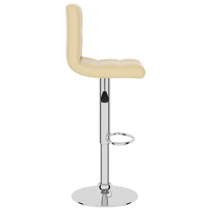 Barhocker Creme Kunstleder
