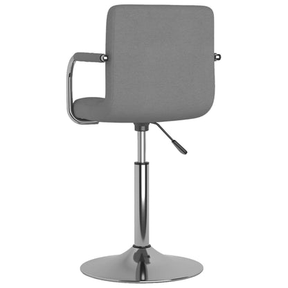Barhocker Hellgrau Stoff