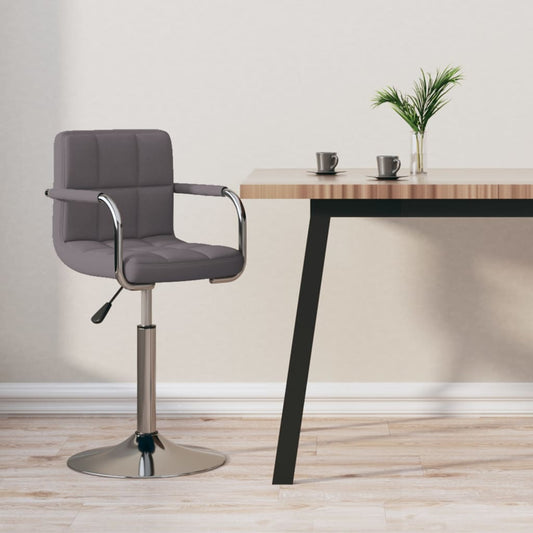 Barhocker Taupe Stoff