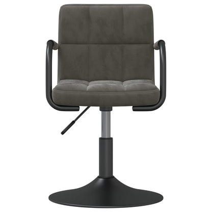 Barhocker Dunkelgrau Samt