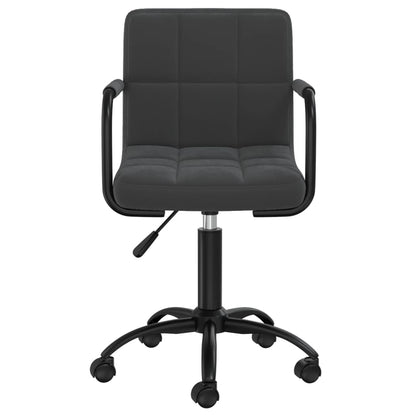 Bürostuhl Drehbar Schwarz Samt