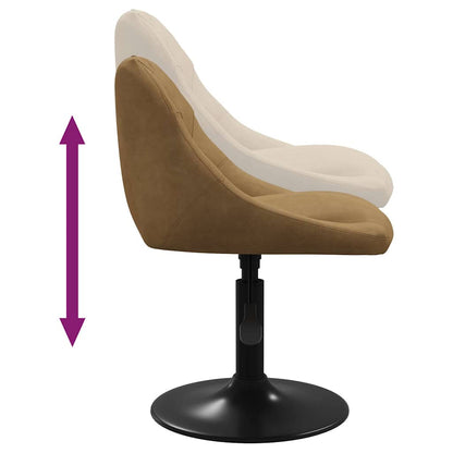 Barhocker Braun Samt