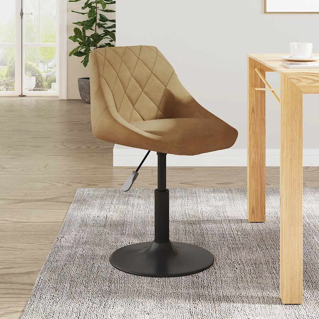 Barhocker Braun Samt
