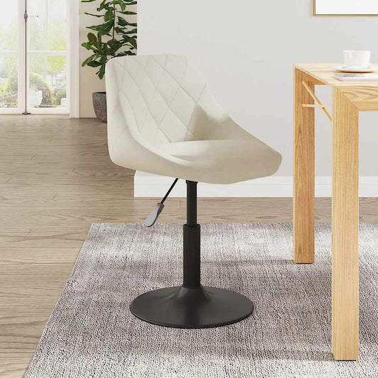Barhocker Creme Samt