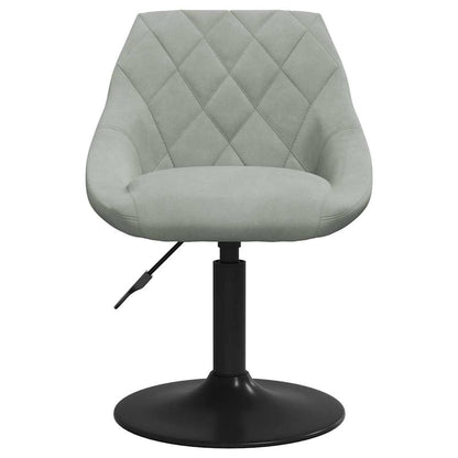 Barhocker Hellgrau Samt