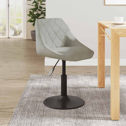 Barhocker Hellgrau Samt