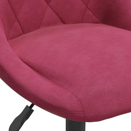 Barhocker Weinrot Samt