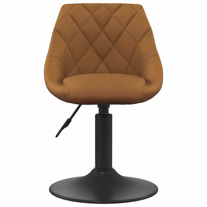 Drehbare Esszimmerstühle 2 pcs Braun 46 x 44 x 77,5 cm