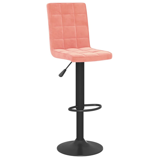 Barhocker Rosa Samt