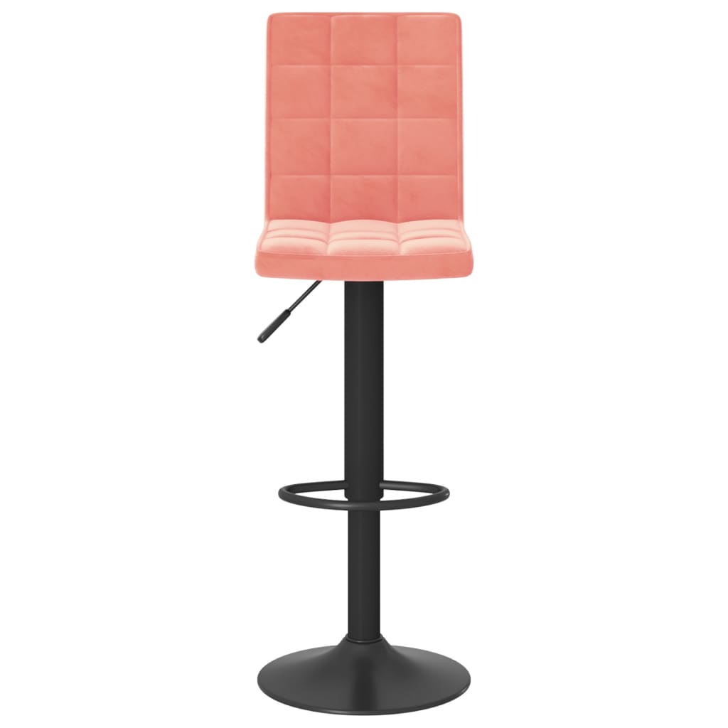 Barhocker Rosa Samt