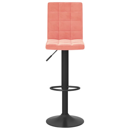 Barhocker Rosa Samt