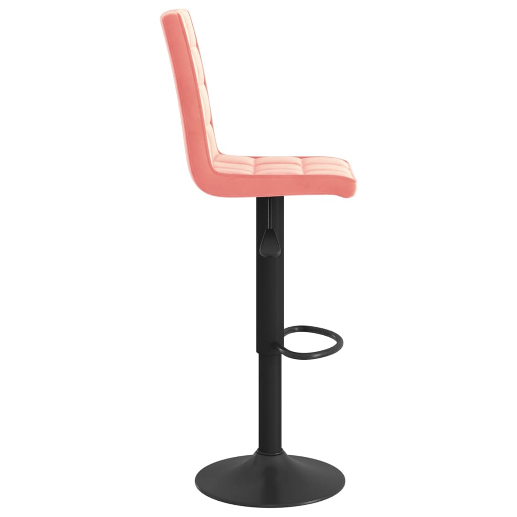 Barhocker Rosa Samt