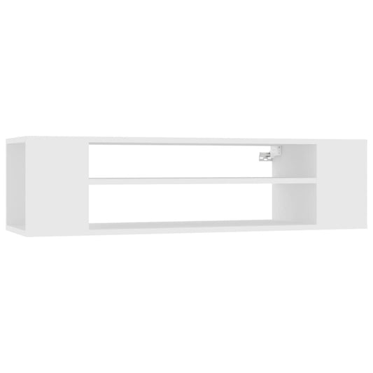 TV-Hängeschrank Weiß 100x30x26,5 cm Holzwerkstoff