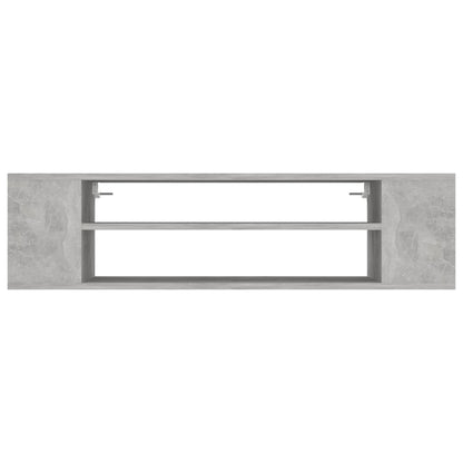 TV-Hängeschrank Betongrau 100x30x26,5 cm Holzwerkstoff