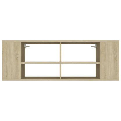 TV-Wandschrank Sonoma-Eiche 102x35x35 cm Holzwerkstoff