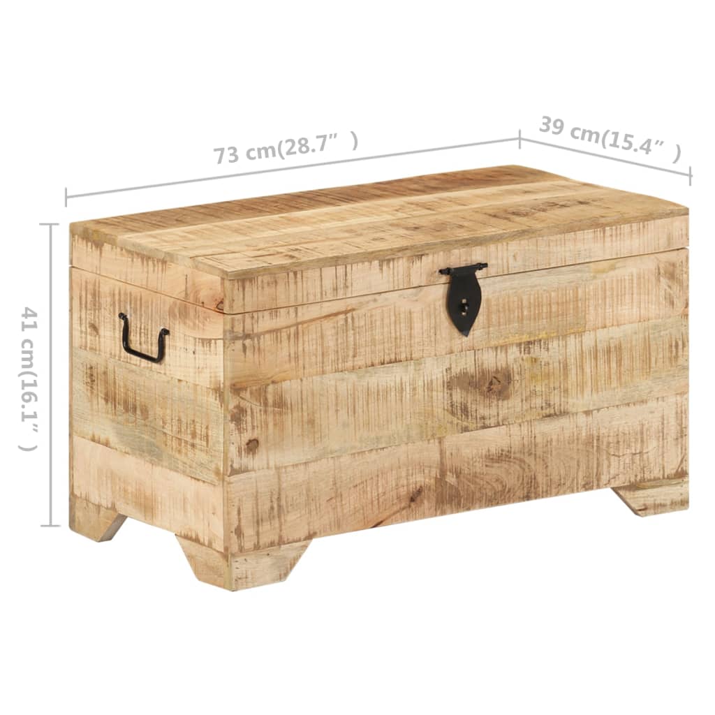 Truhe Massivholz Mango