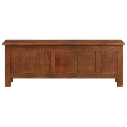Truhe 110x30x40 cm Massivholz Mango