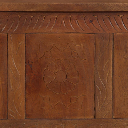 Truhe 110x30x40 cm Massivholz Mango