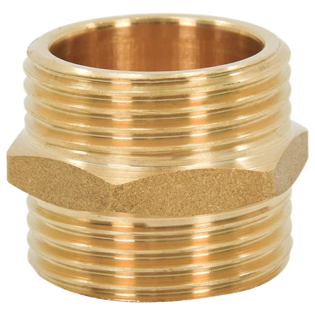 Sugeslange med messingtilslutninger Sort 1,1" 15 m PVC
