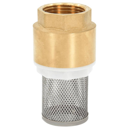 Sugeslange med messingtilslutninger Sort 1,1" 20 m PVC