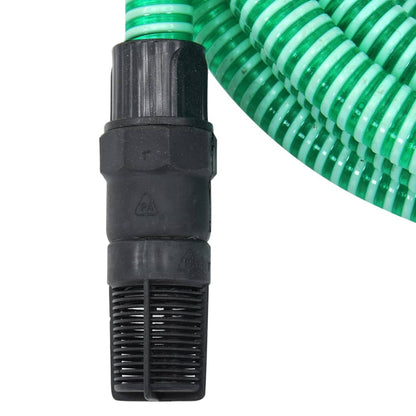 Sugeslange med PVC tilslutninger Grøn 1" 10 m PVC