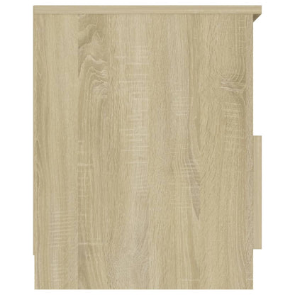 Nachttische 2 Stk. Sonoma-Eiche 40x40x50 cm Holzwerkstoff