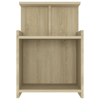 Nachttische 2 Stk. Sonoma-Eiche 40x35x60 cm Holzwerkstoff