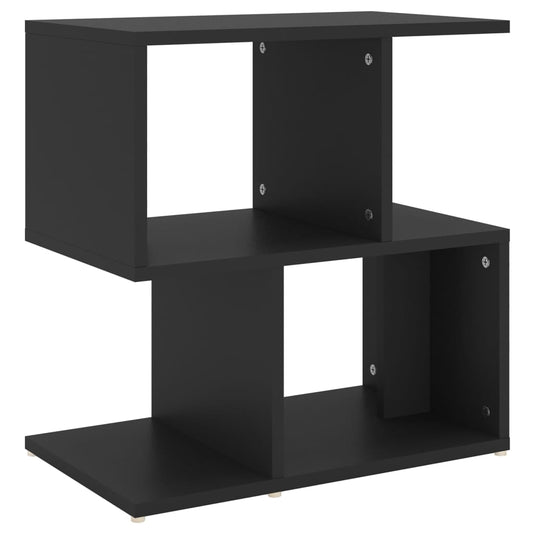 Nachttisch Schwarz 50x30x51,5 cm Holzwerkstoff