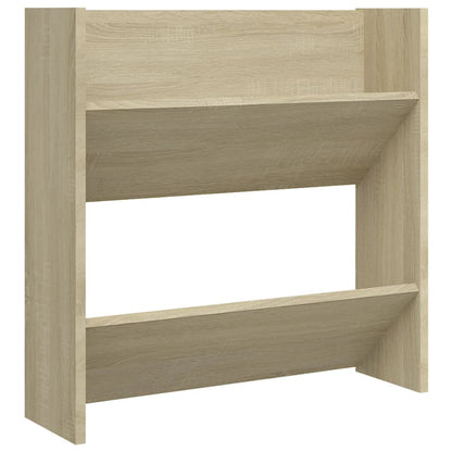 Wand-Schuhschränke 2 Stk. Sonoma-Eiche 60x18x60cm Holzwerkstoff