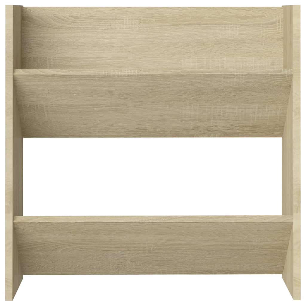 Wand-Schuhschränke 2 Stk. Sonoma-Eiche 60x18x60cm Holzwerkstoff