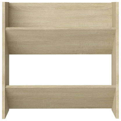 Wand-Schuhschränke 2 Stk. Sonoma-Eiche 60x18x60cm Holzwerkstoff