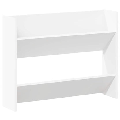 Wand-Schuhschrank Weiß 80x18x60 cm Holzwerkstoff