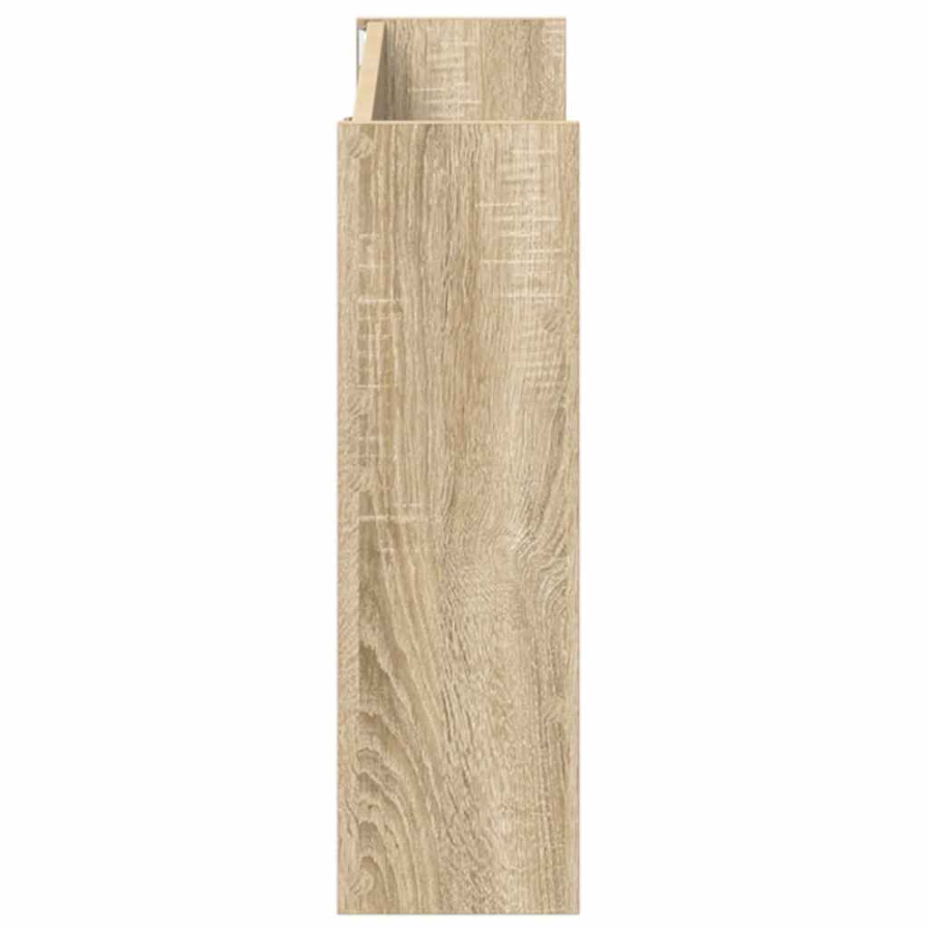 Wand-Schuhschränke 2 Stk. Sonoma-Eiche 80x18x60cm Holzwerkstoff