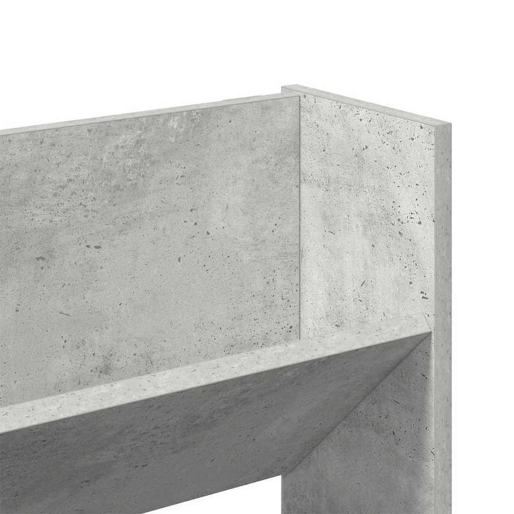 Wand-Schuhschränke 2 Stk. Betongrau 80x18x60 cm Holzwerkstoff