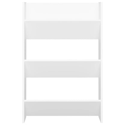 Wand-Schuhschrank Weiß 60x18x90 cm Holzwerkstoff