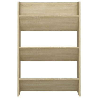 Wand-Schuhschrank Sonoma-Eiche 60x18x90 cm Holzwerkstoff