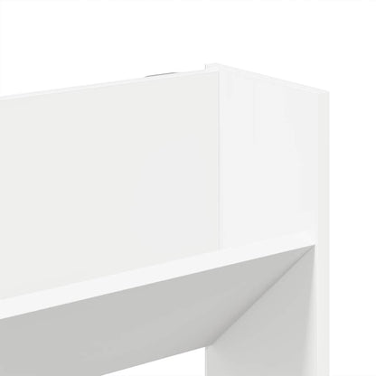 Wand-Schuhschrank Weiß 80x18x90 cm Holzwerkstoff
