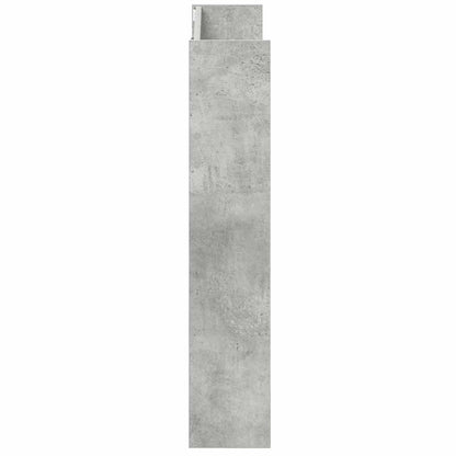 Wand-Schuhschrank Betongrau 80x18x90 cm Holzwerkstoff