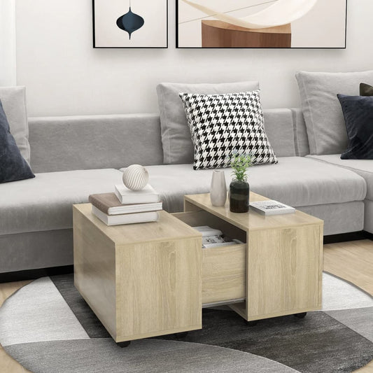 Sofabord Sonoma eg 60x60x38 cm træmateriale